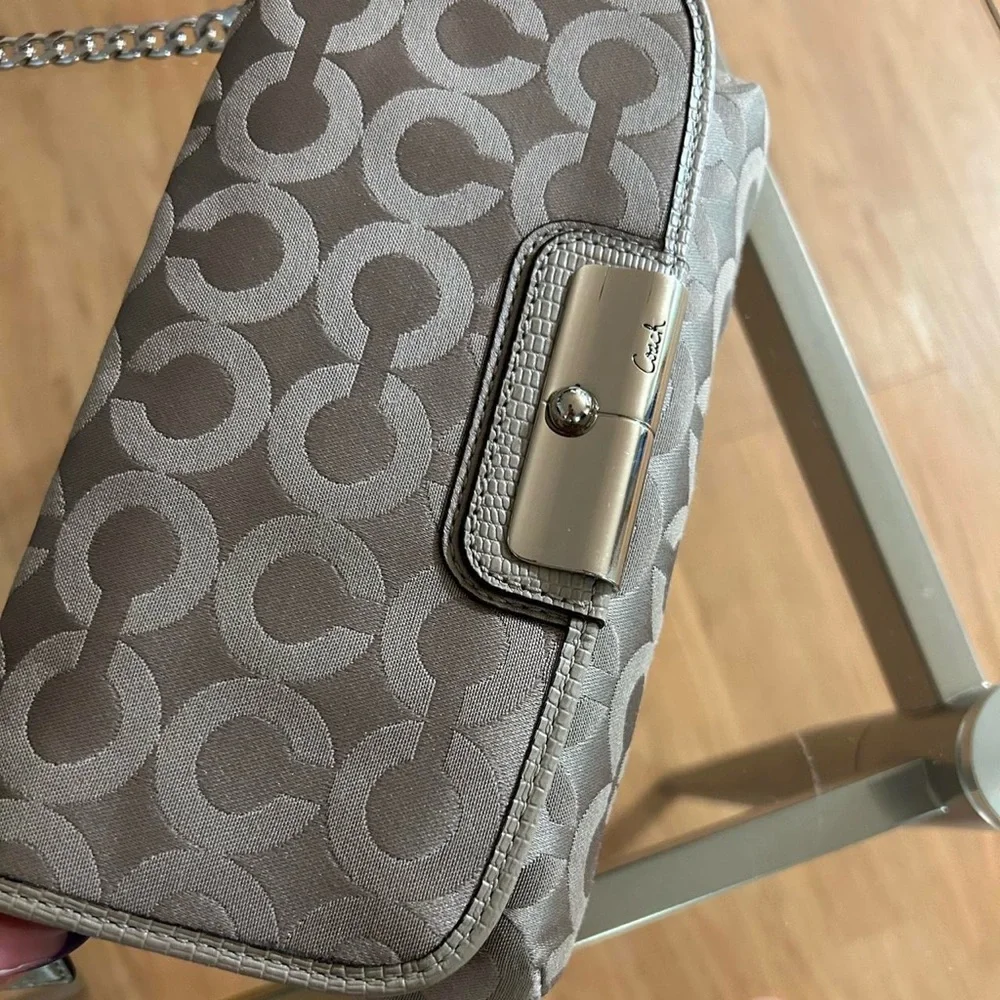 Coach Vintage Jacquard Mini Bag in Gray